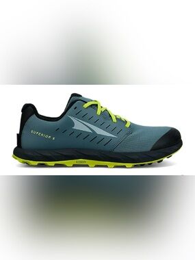 Altra Superior 5 Teal with Neon Yellow Accents